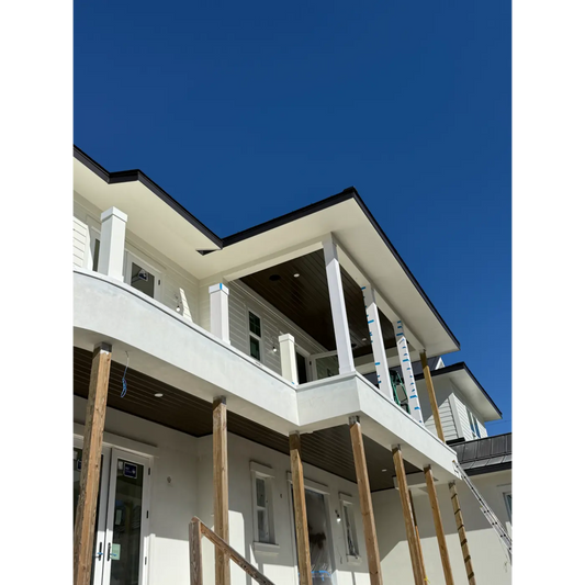 Installing Modern Style Column Wraps for Homes in St. Petersburg and Largo, Florida