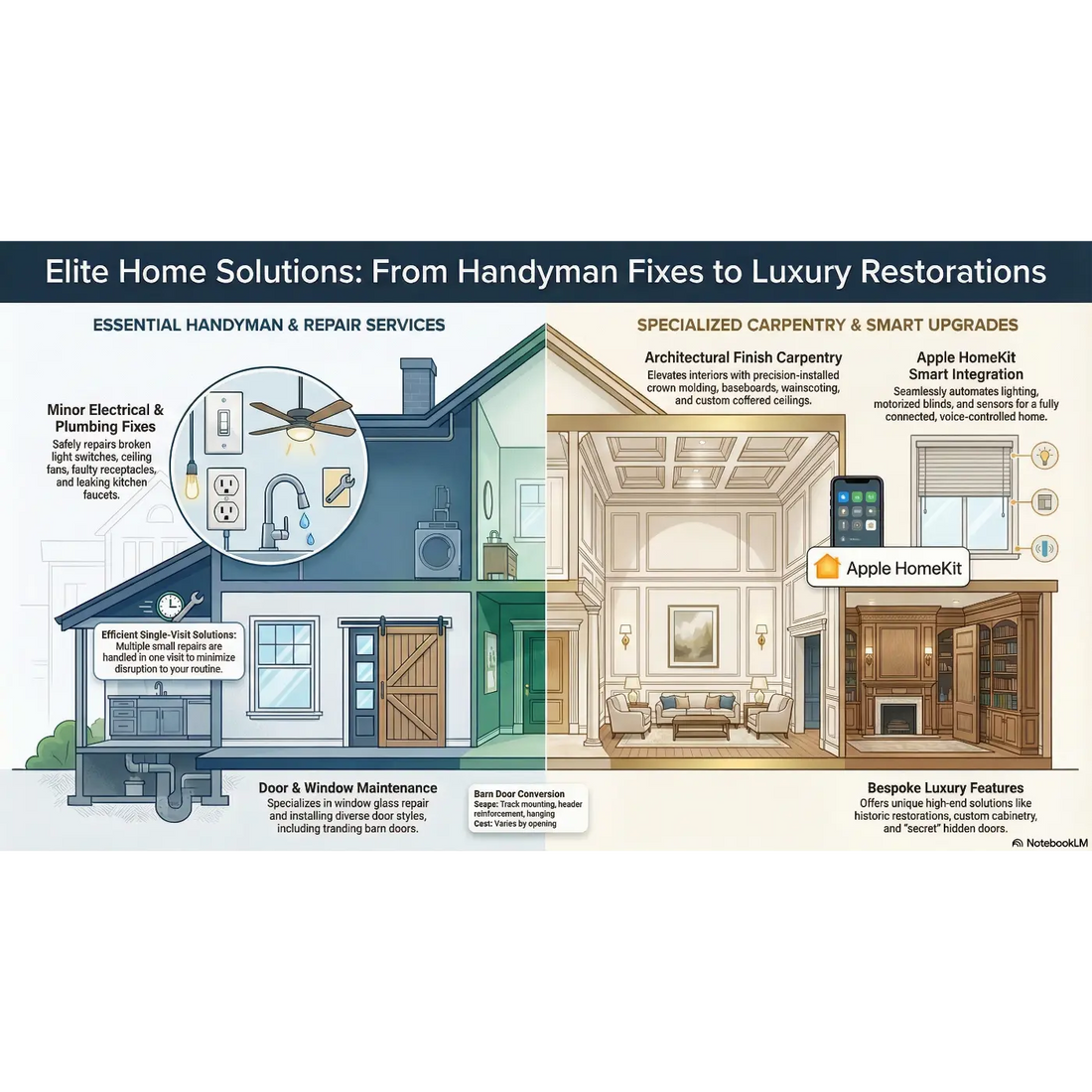Handyman services and General home repairs