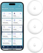 Aqara Water Leak Sensor 3 Pack, Zigbee Wireless Water Leak Detector for Alarm System and Smart Home Automation, Requires AQARA HUB, App Notifications, for Kitchen, Bathroom, Basement, Works with IFTTT