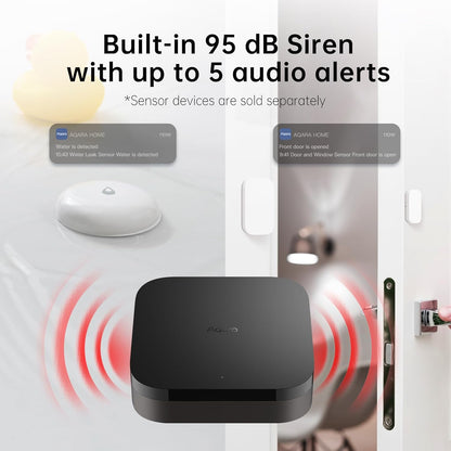 Aqara Smart Home Hub M3 for Advanced Automation, Matter Controller, Thread Border Router, Features Zigbee, Bluetooth, Wi-Fi, PoE, IR, Supports Alexa, Apple HomeKit, SmartThings, Home Assistant, IFTTT