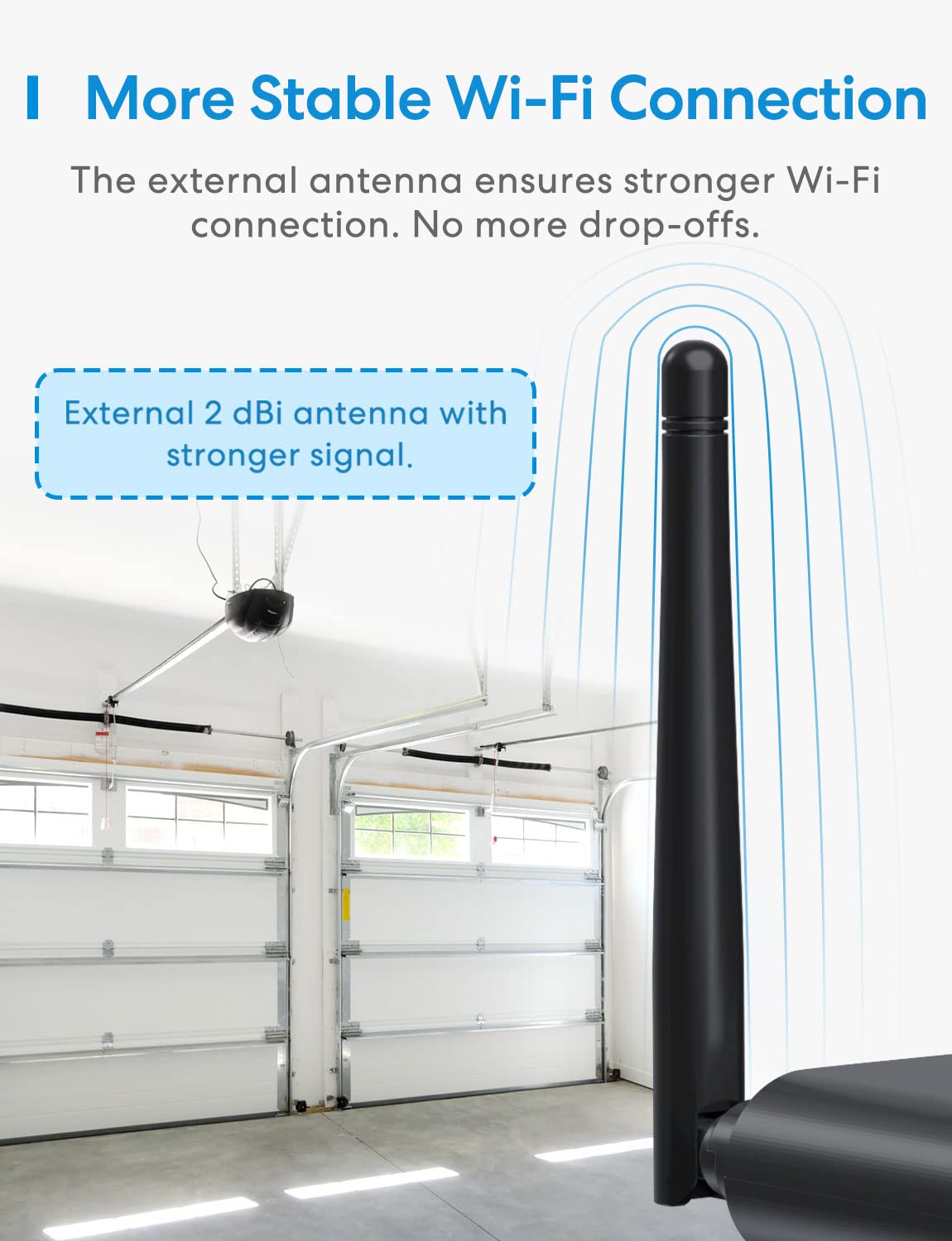 meross Smart Garage Door Opener Remote, Compatible with Apple HomeKit, Siri, CarPlay, Alexa, Google, SmartThings, and Android, Universal WiFi Garage Door Controller, App + Voice Control, No Hub Needed