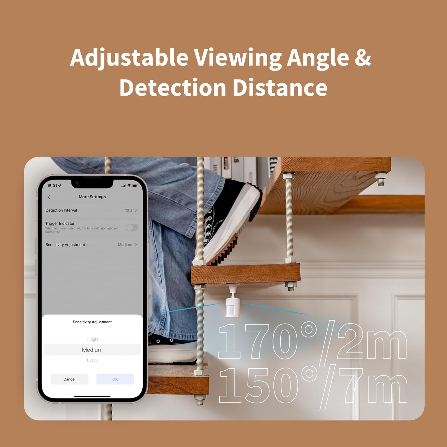 Aqara Zigbee Motion Sensor P1 3 Pack, Smart Motion Detector for Alarm System and Home Automations, 5-Year Battery Life, Pet Friendly, Compatible with HomeKit, Alexa, HomeKit, IFTTT, Requires Aqara Hub