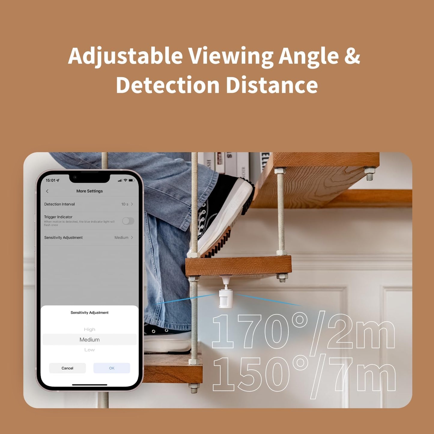 Aqara Zigbee Motion Sensor P1 3 Pack, Smart Motion Detector for Alarm System and Home Automations, 5-Year Battery Life, Pet Friendly, Compatible with HomeKit, Alexa, HomeKit, IFTTT, Requires Aqara Hub