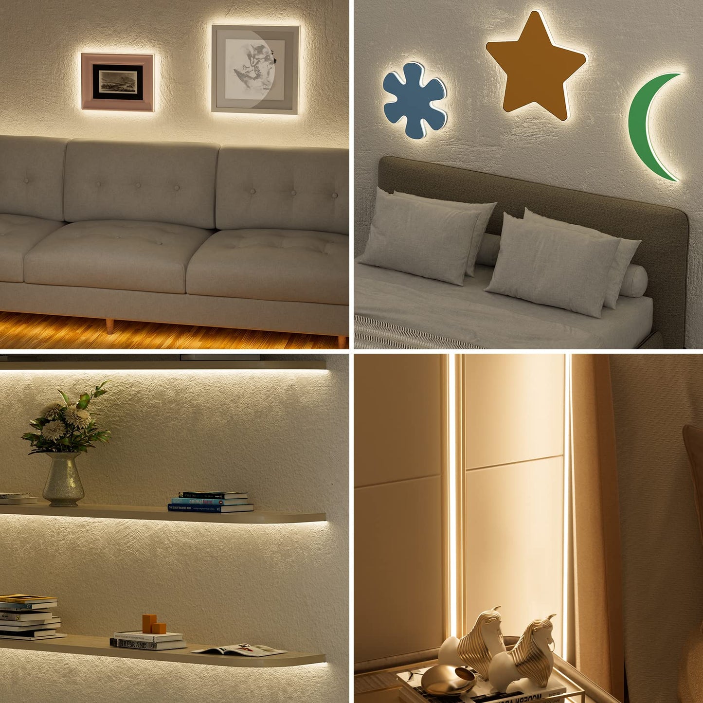 PAUTIX COB LED Strip Light 32.8ft,LED Lights UL-Listed Daylight White 6000K Strip Lights with RF Remote,Dimmable Super Bright 24V Cool White Natural White LED Tape Lights,Cabinet Office Lighting