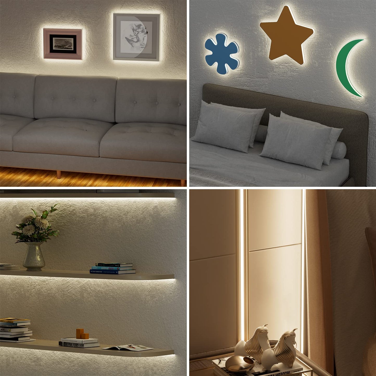PAUTIX COB LED Strip Light 32.8ft,LED Lights UL-Listed Daylight White 6000K Strip Lights with RF Remote,Dimmable Super Bright 24V Cool White Natural White LED Tape Lights,Cabinet Office Lighting