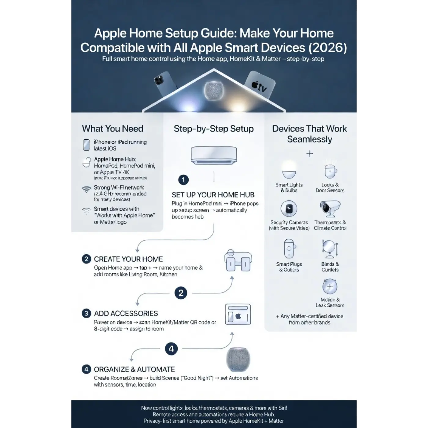 Apple home kit Smart home hub/voice assistant installation